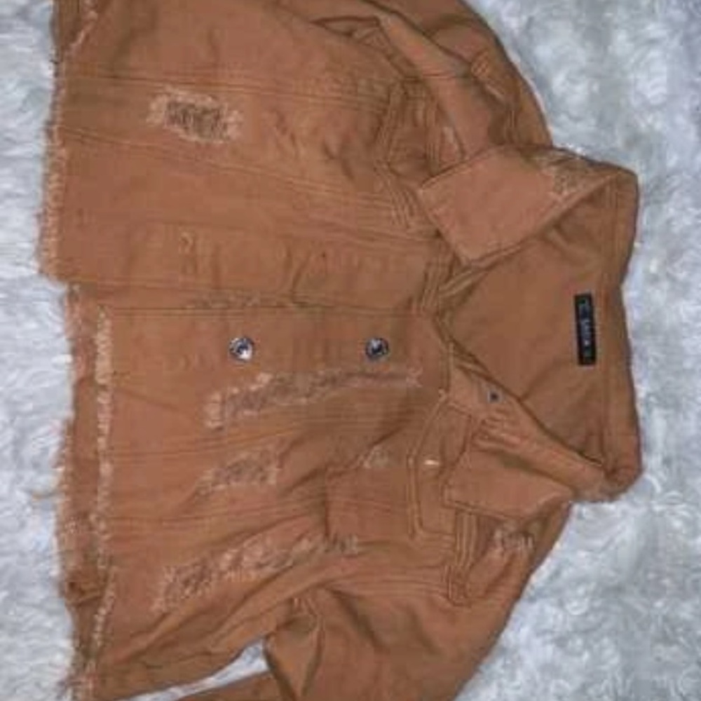 Camel colored Jean jacket